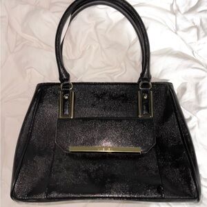 Anne Klein Black Leather Bag